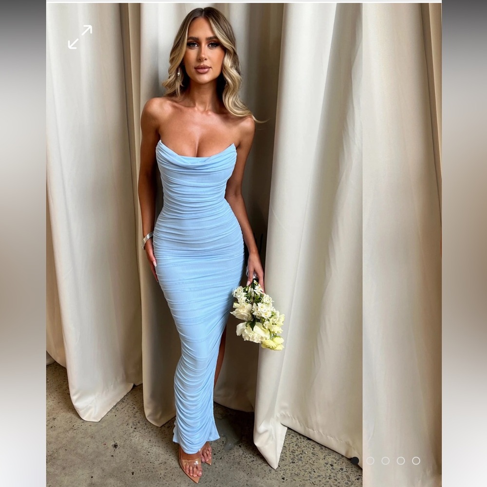 BABYBOO Demi Maxi Dress - Baby Blue